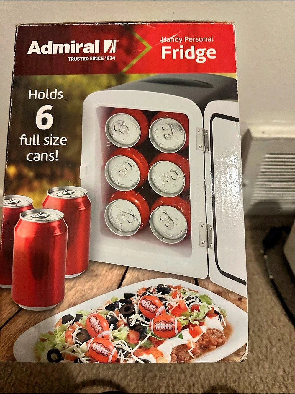 Admiral Handy Personal Fridge Personal Mini Fridge Black